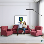 Obli Rona Tufted Queen Anne Set OBLI-2200