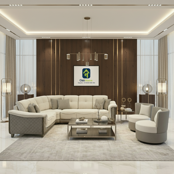 Obli Lesto L-Shape Quilted Comfort Sofa OBLI-660