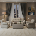 Obli Lino 3+1+1 Tufted Sofa Set OBLI-1800