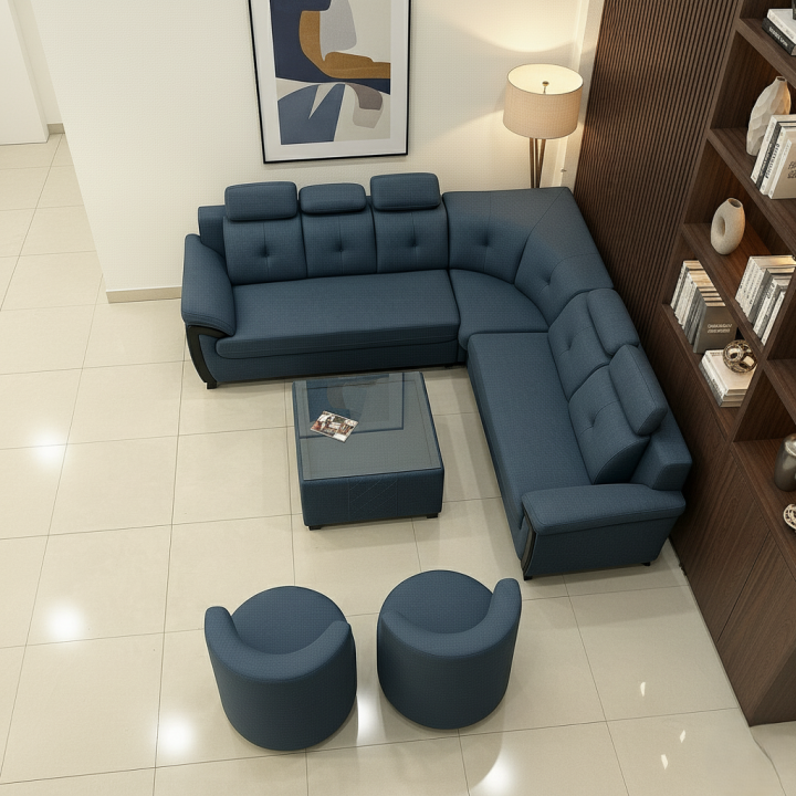 Obli Lento L-Shape Adjustable Comfort Sofa OBLI-2000